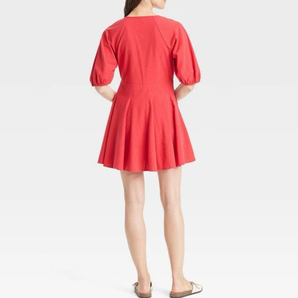 Universal Thread Red A Line Mini Dress‎ XS - Picture 5 of 6